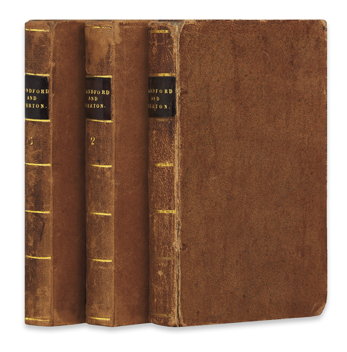 [DAY, THOMAS.]  The History of Sandford and Merton. A Work intended for the Use of Children.  3 vols.  1786-86-89